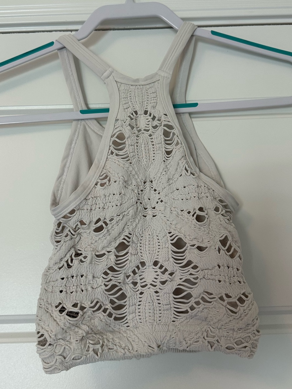 FP Movement by Free People Crochet Racerback Tank - Off-White - Picture 2 of 4